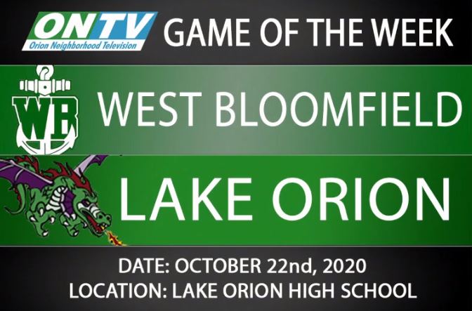 Watch Lake Orion JV Football 10/22/2020