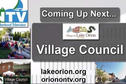 Lake Orion Village Council Meeting 09-13-2021