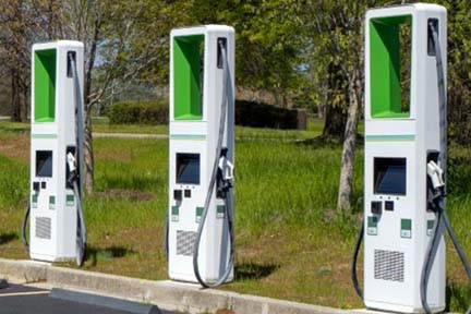 Electric vehicle chargers in Michigan state parks