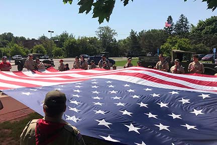 Oakland County scouts honor Memorial Day with service