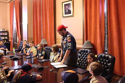 Michigan Crossroads Council held its first ever “Scout Day at the Capital”