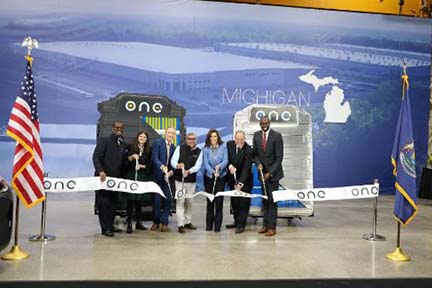 Whitmer Cuts Ribbon at Our Next Energy’s New HQ in Novi