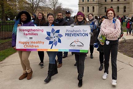 Rally, pinwheels bring awareness to child abuse prevention