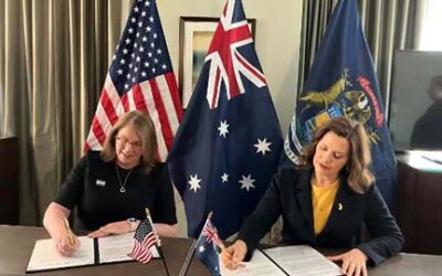 Gov. Whitmer Signs MOU with Australia