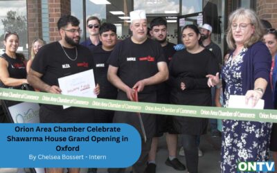 Orion Ara Chamber of Commerce Celebrate Shawarma House Ribbon Cutting in Oxford